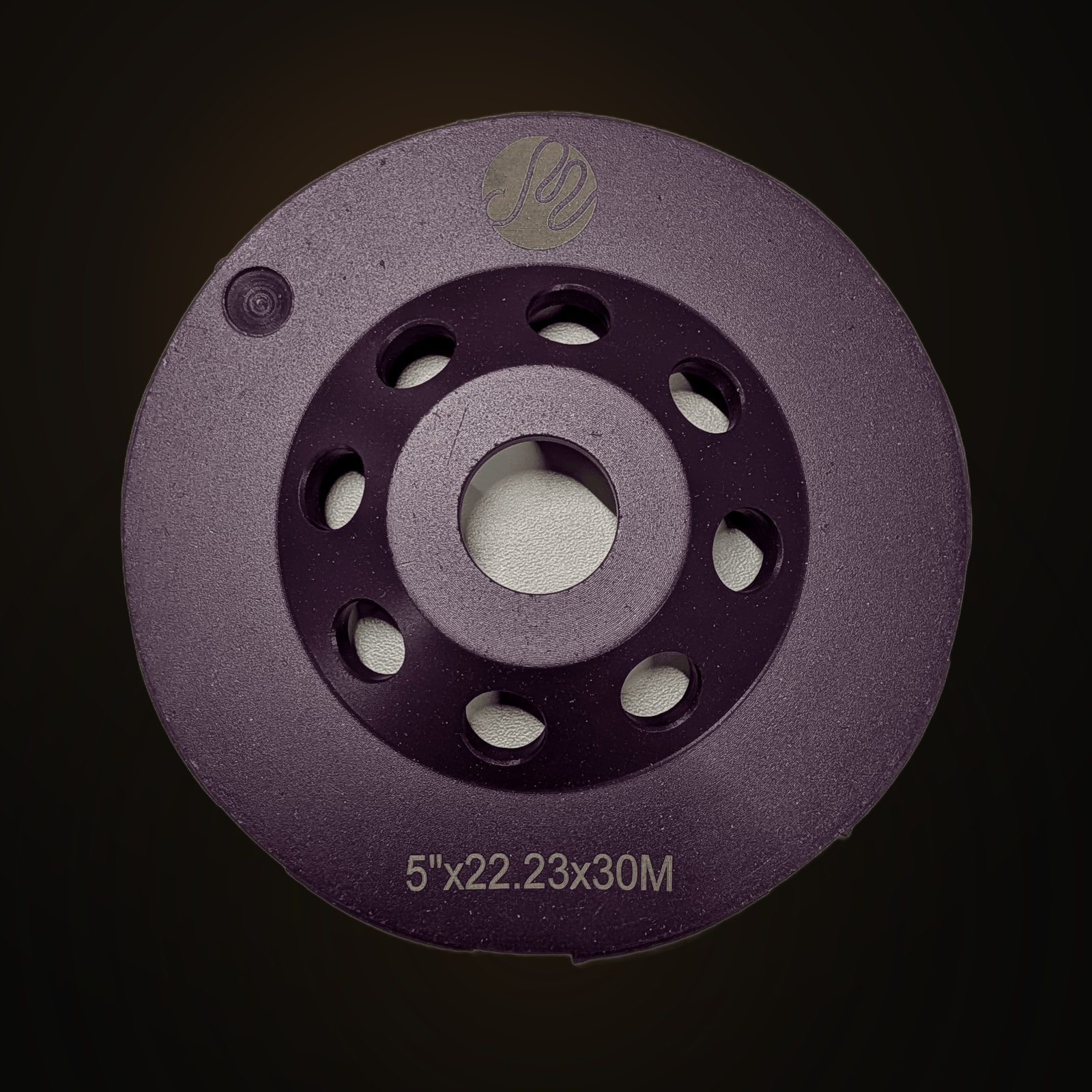 Diamant-Schleiftopf violett 5 Zoll 1